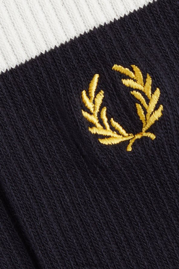 Прибор рс Fred Perry унисек смеле чарапе са двоструким врхом морнарица 68TD6P124
