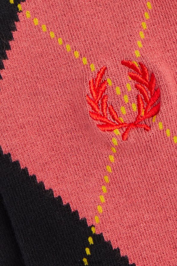 Прибор рс Fred Perry унисек мале аргиле чарапе сајбер розе 68TD6P127