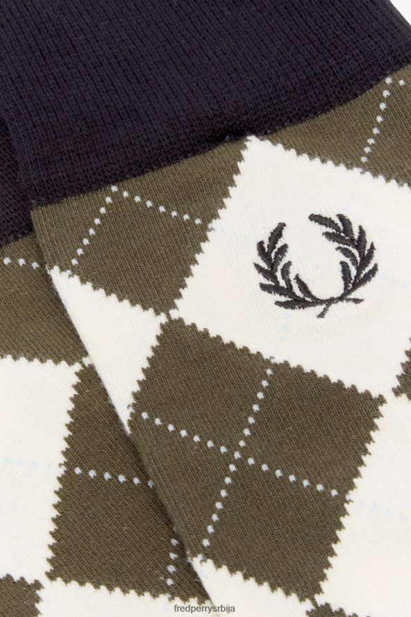 Прибор рс Fred Perry унисек чарапе са аргиле узорком црн 68TD6P131