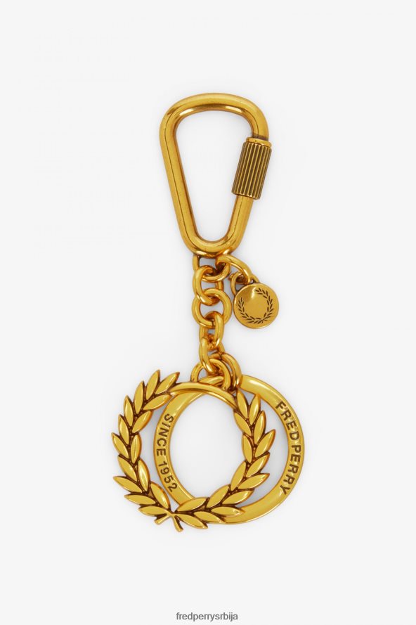 Прибор рс Fred Perry унисек привезак за кључеве од ловоровог венца злато 68TD6P107