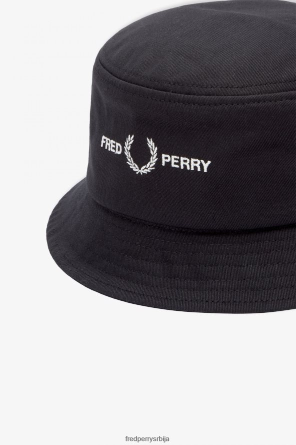 Прибор рс Fred Perry унисек кепер графички брендинг буцкет хат тамна карамела 68TD6P94