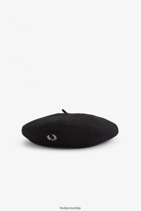 Прибор рс Fred Perry Жене беретка црн 68TD6P98
