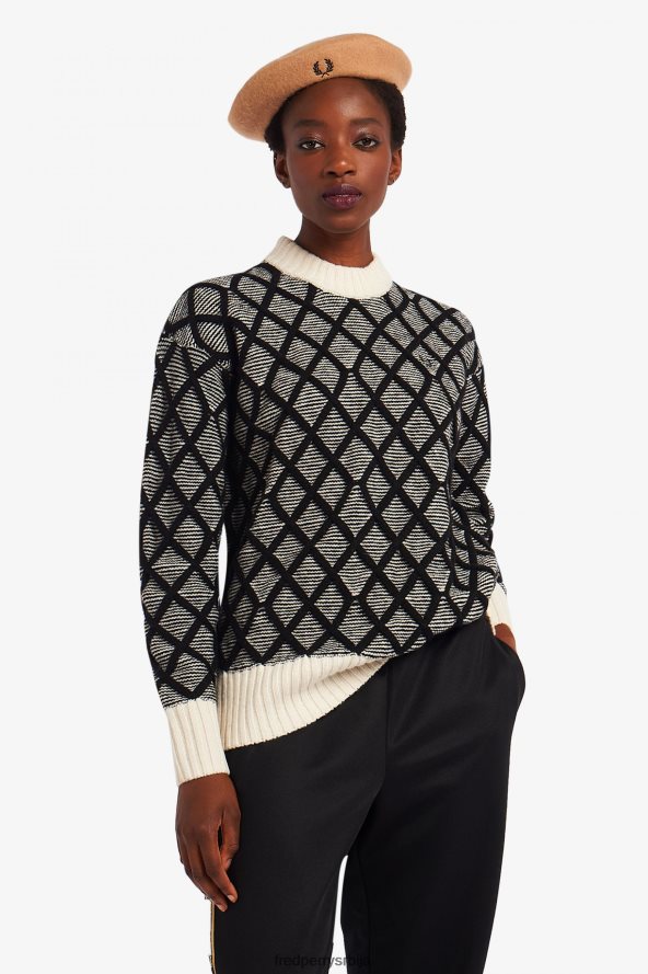 Прибор рс Fred Perry Жене вунена беретка тамна карамела 68TD6P99