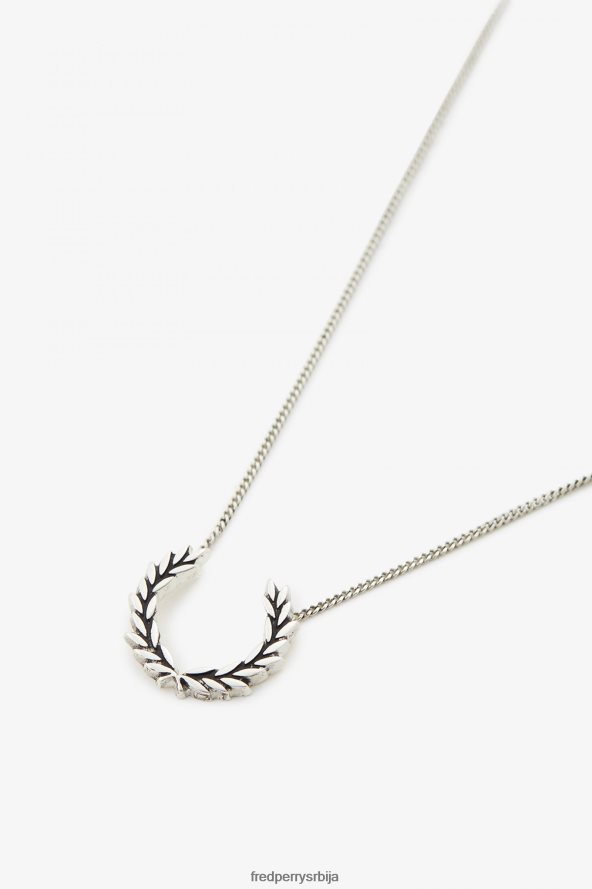 Прибор рс Fred Perry унисек огрлица од ловоровог венца металик сребро 68TD6P109