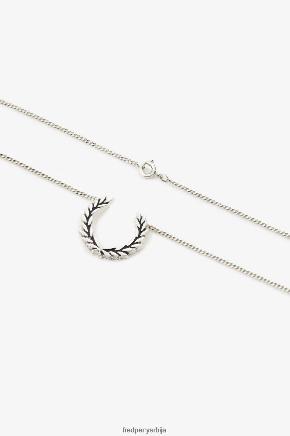Прибор рс Fred Perry унисек огрлица од ловоровог венца металик сребро 68TD6P109