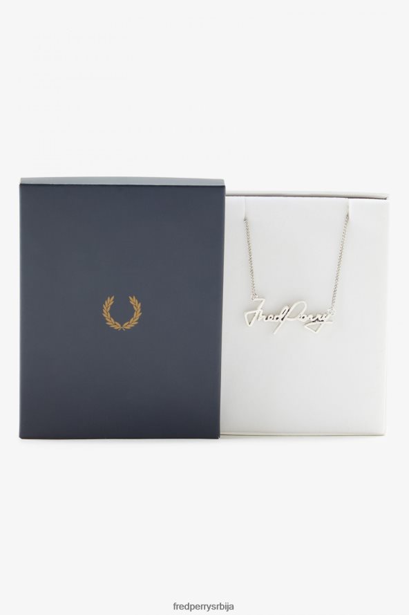 Прибор рс Fred Perry унисек огрлица металик сребро 68TD6P111