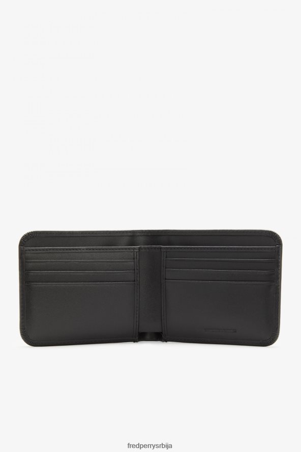 Прибор рс Fred Perry унисек новчаник од полиране коже црн 68TD6P136