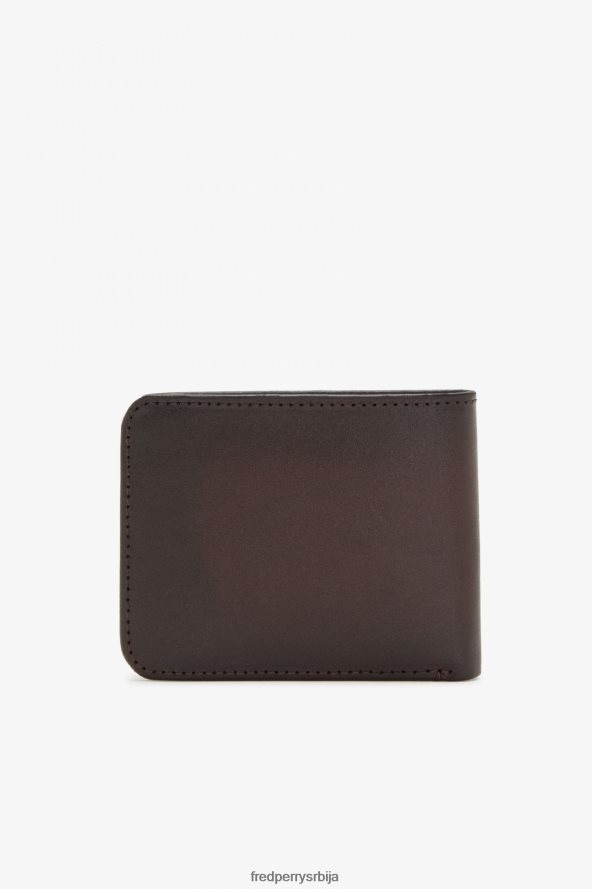 Прибор рс Fred Perry унисек новчаник од брушене коже воловска крв 68TD6P137