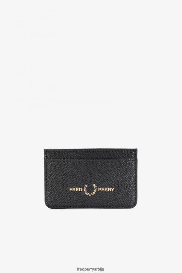 Прибор рс Fred Perry унисек држач картице шкотског зрна црн 68TD6P143