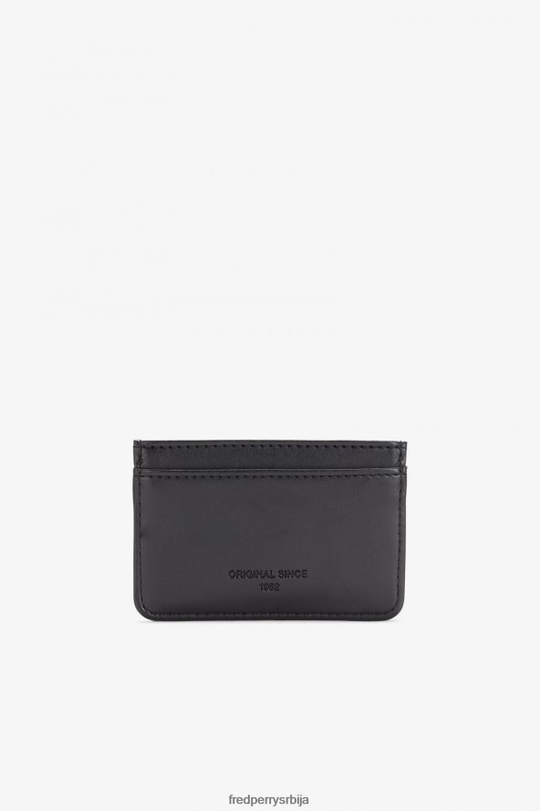 Прибор рс Fred Perry унисек држач картице шкотског зрна црн 68TD6P143