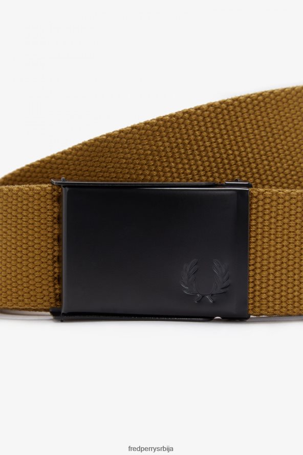Прибор рс Fred Perry унисек ремен са графичким брендирањем тамна карамела 68TD6P167