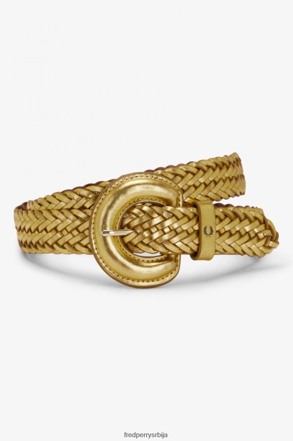 Прибор рс Fred Perry унисек ткани кожни појас злато 68TD6P168