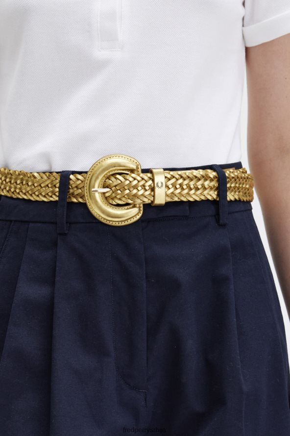 Прибор рс Fred Perry унисек ткани кожни појас злато 68TD6P168
