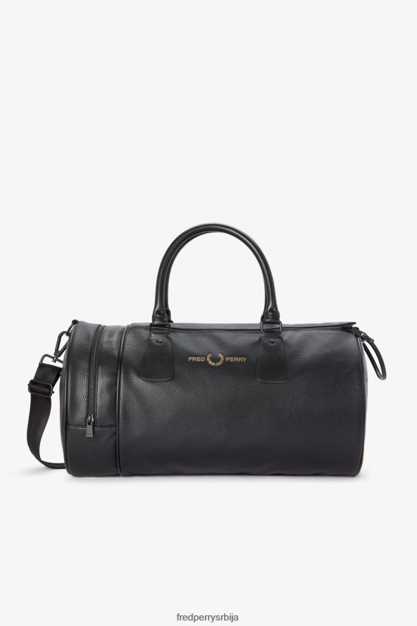 Прибор рс Fred Perry Жене торба за буре од шкотског зрна црн 68TD6P152