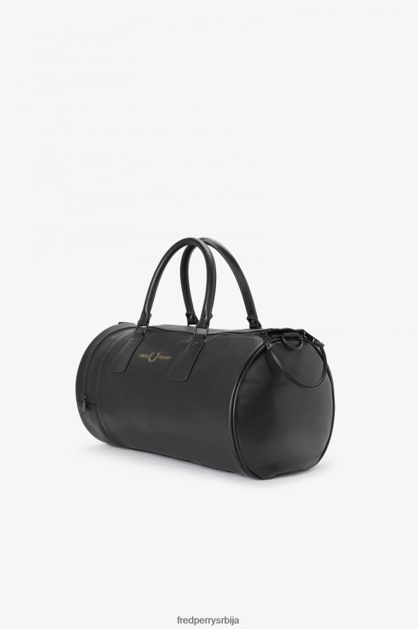Прибор рс Fred Perry Жене торба за буре од шкотског зрна црн 68TD6P152