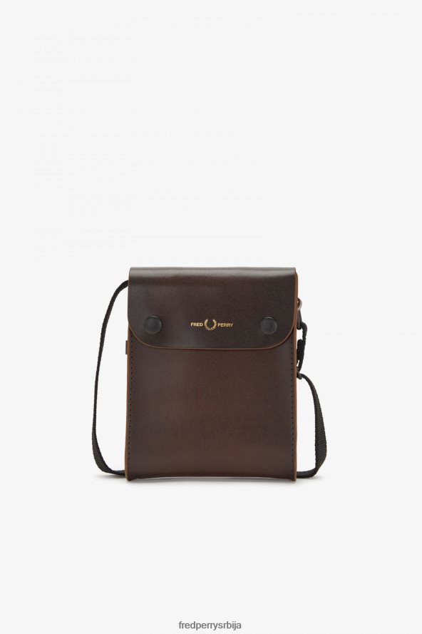 Прибор рс Fred Perry Жене торба од брушене коже воловска крв 68TD6P156