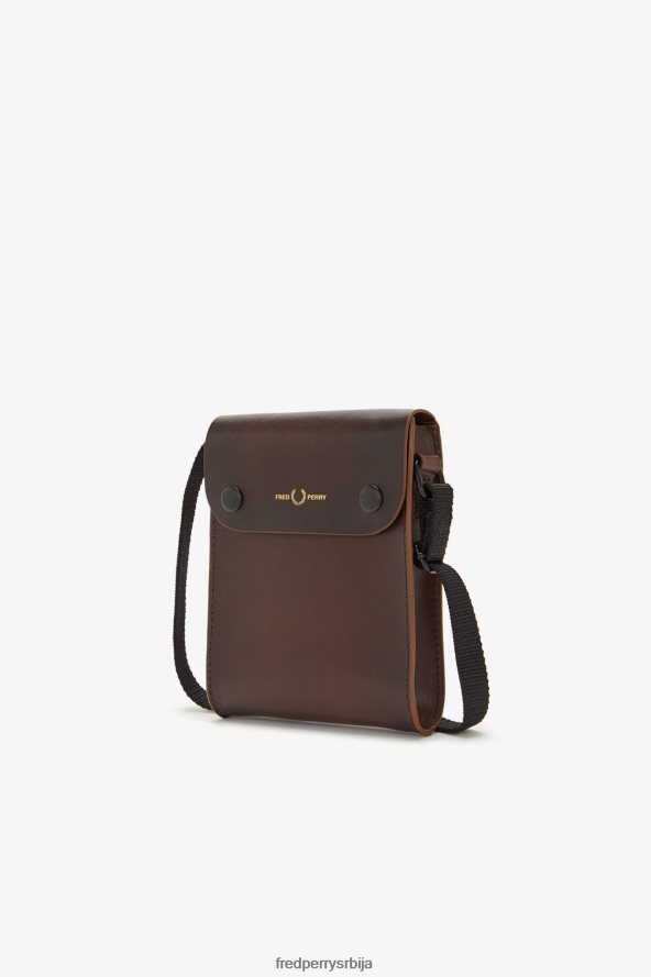 Прибор рс Fred Perry Жене торба од брушене коже воловска крв 68TD6P156