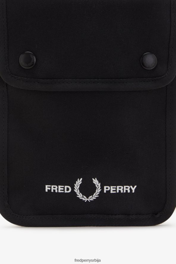 Прибор рс Fred Perry Жене брендирана торбица црн 68TD6P158