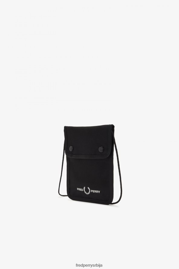 Прибор рс Fred Perry Жене брендирана торбица црн 68TD6P158
