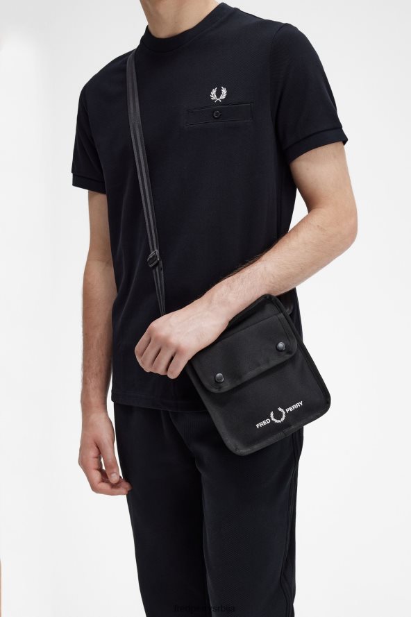 Прибор рс Fred Perry Жене брендирана торбица црн 68TD6P158