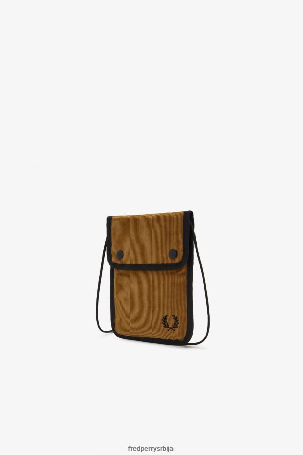 Прибор рс Fred Perry Жене брендирана кеса од сумота карамел 68TD6P159