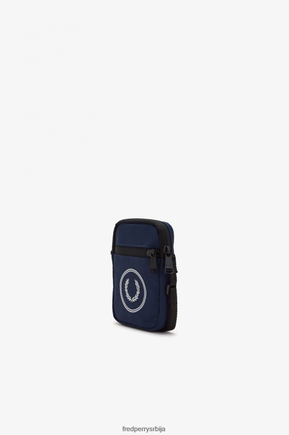 Прибор рс Fred Perry Жене круг брендирана бочна торба морнарица 68TD6P160