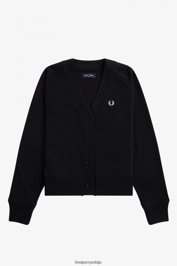 одећу рс Fred Perry Жене дукс кардиган црн 68TD6P646