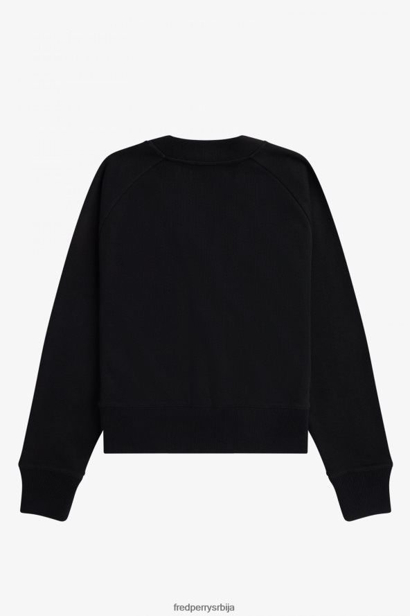 одећу рс Fred Perry Жене дукс кардиган црн 68TD6P646