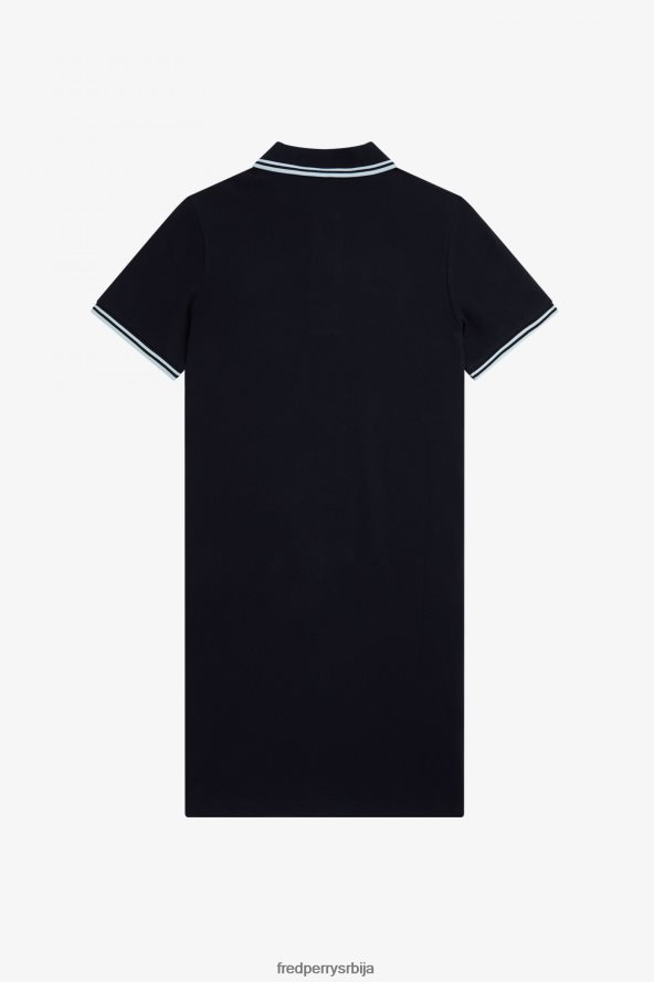 одећу рс Fred Perry Жене хаљина са дуплим врхом морнарица 68TD6P606