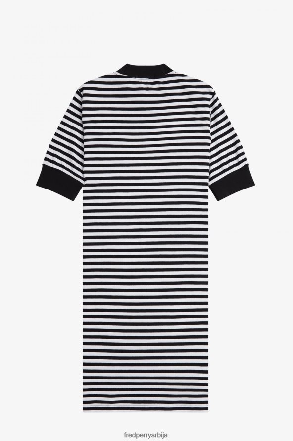 одећу рс Fred Perry Жене пругаста пикуе хаљина Снежана 68TD6P614