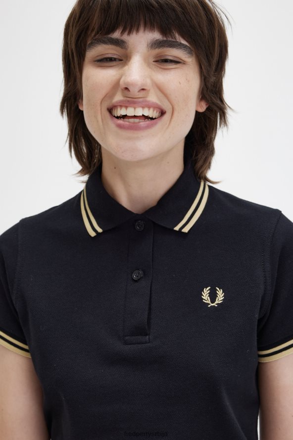 одећу рс Fred Perry Жене г12 црно/шампањац 68TD6P628