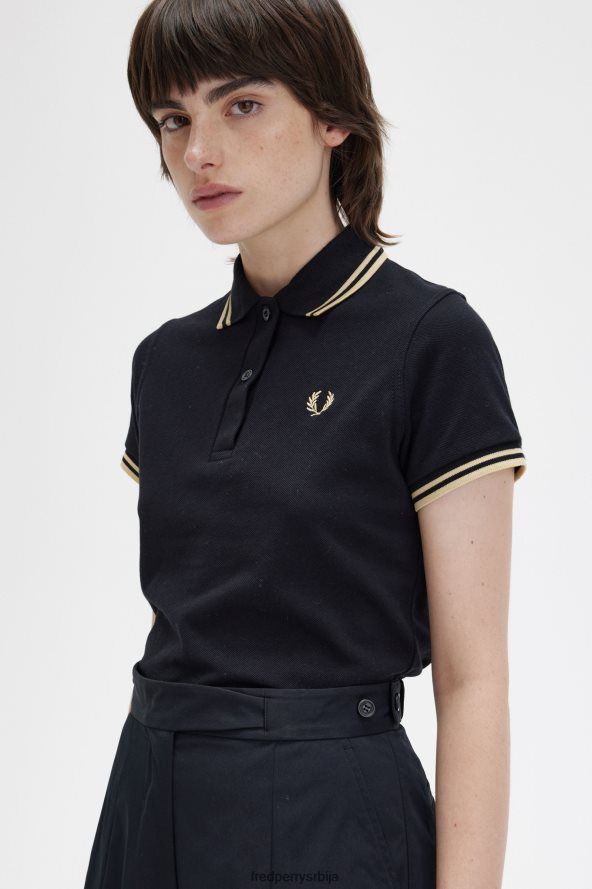 одећу рс Fred Perry Жене г12 црно/шампањац 68TD6P628
