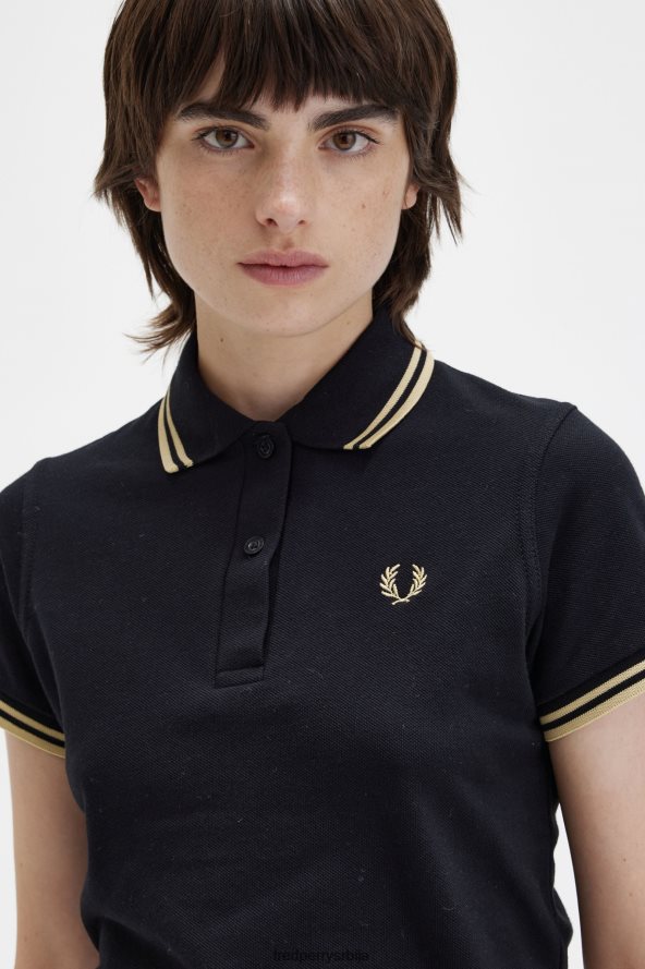 одећу рс Fred Perry Жене г12 црно/шампањац 68TD6P628