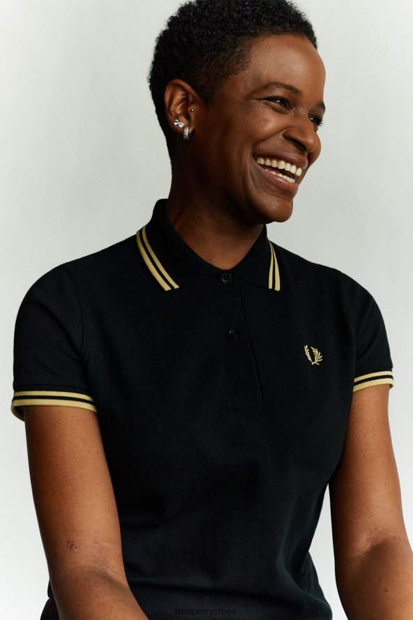 одећу рс Fred Perry Жене г12 црно/шампањац 68TD6P628