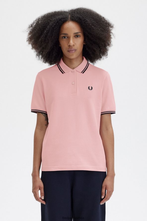 одећу рс Fred Perry Жене г3600 креда розе/црна 68TD6P624 одећу рс Fred Perry Жене г3600 креда розе/црна 68TD6P624