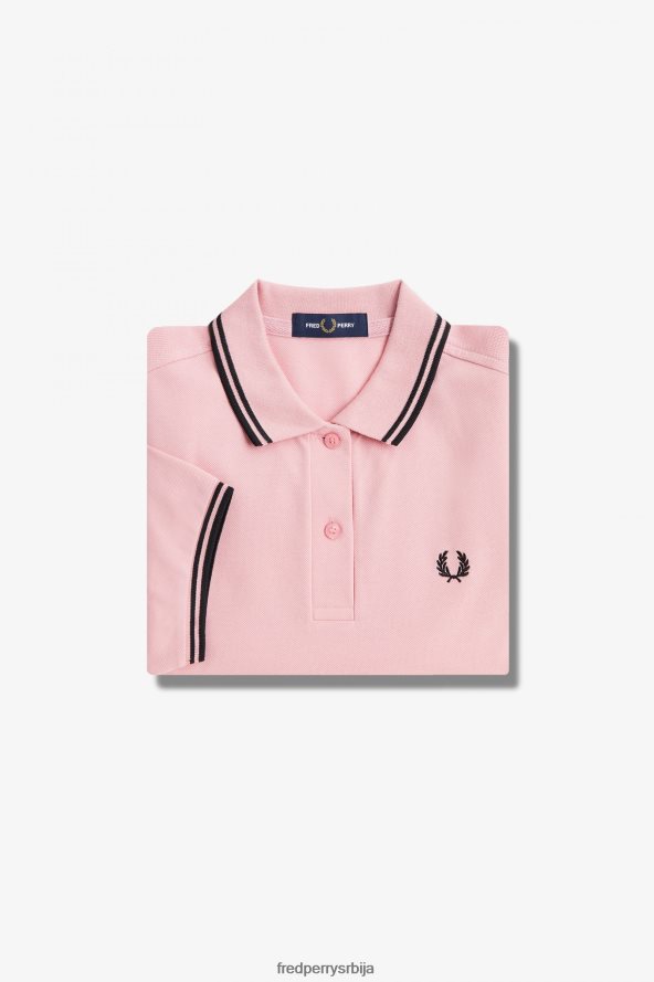 одећу рс Fred Perry Жене г3600 креда розе/црна 68TD6P624