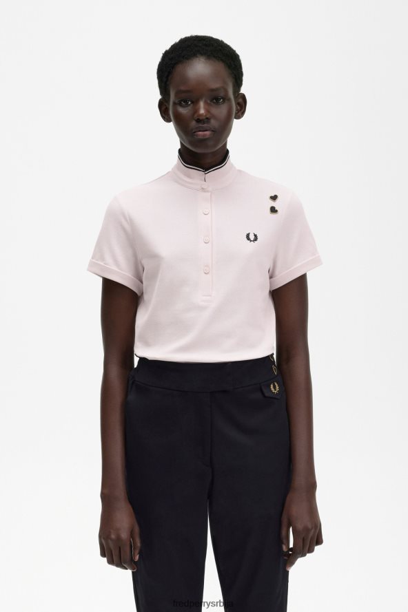 одећу рс Fred Perry Жене пике кошуља млечно розе 68TD6P640 одећу рс Fred Perry Жене пике кошуља млечно розе 68TD6P640