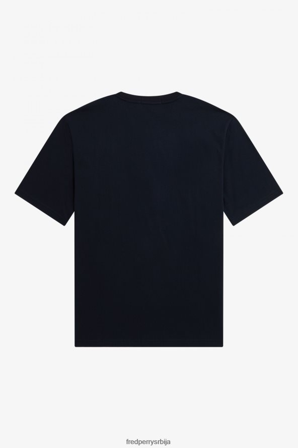 одећу рс Fred Perry Жене смела мајица са ловоровим венцем морнарица 68TD6P650