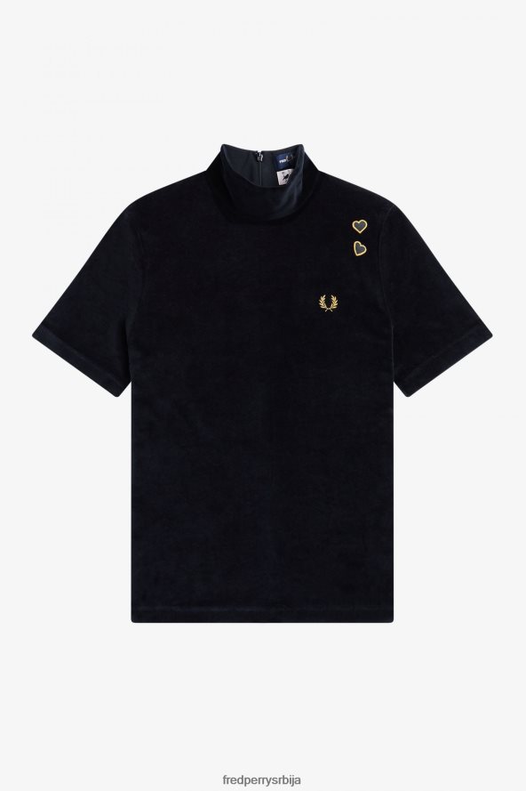 одећу рс Fred Perry Жене велур топ злато 68TD6P654