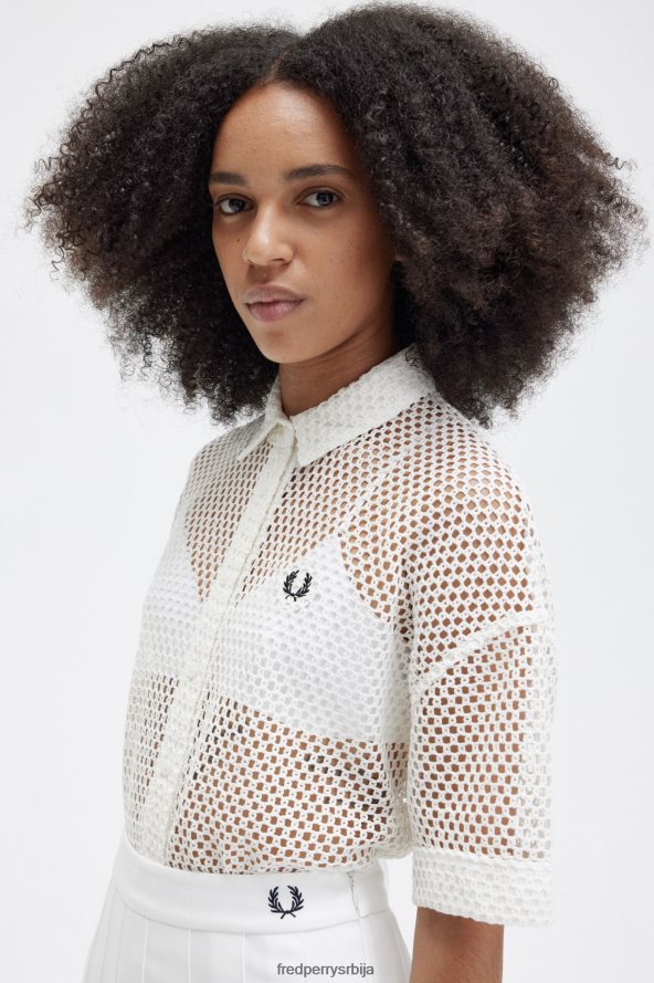 одећу рс Fred Perry Жене кошуља отвореног плетива Снежана 68TD6P655