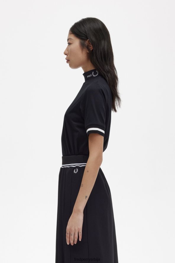 одећу рс Fred Perry Жене брендирана мајица са високим вратом црн 68TD6P661 одећу рс Fred Perry Жене брендирана мајица са високим вратом црн 68TD6P661