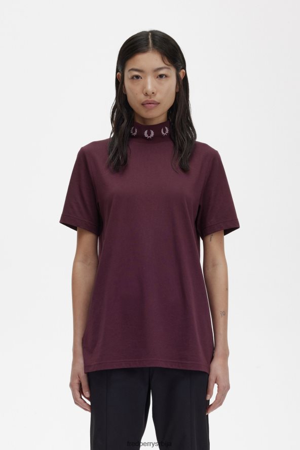 одећу рс Fred Perry Жене мајица са ловоровим венцем око врата воловска крв 68TD6P662 одећу рс Fred Perry Жене мајица са ловоровим венцем око врата воловска крв 68TD6P662