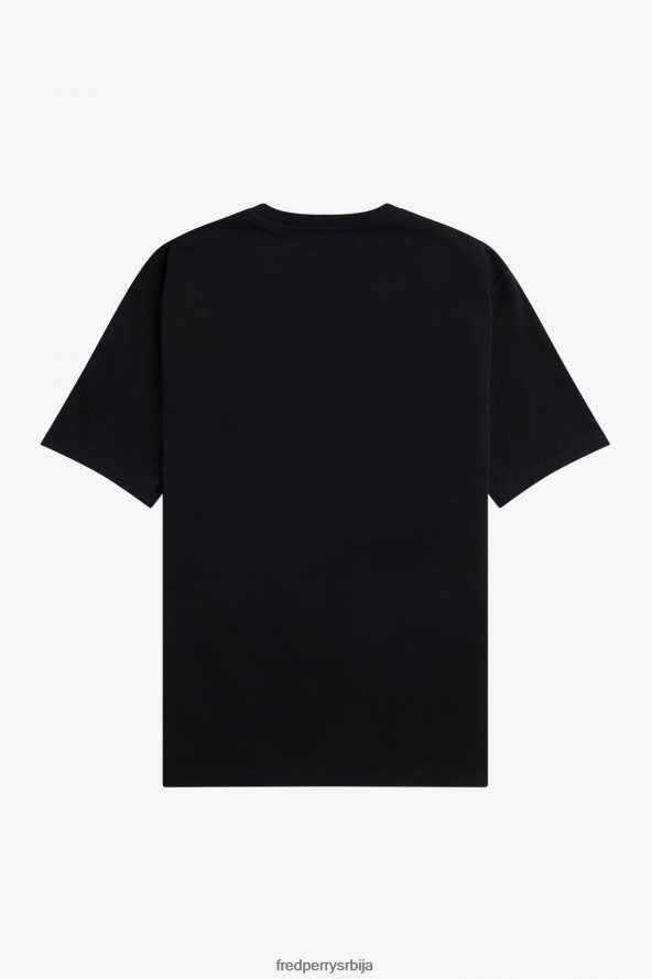 одећу рс Fred Perry Жене мајица са ловоровим венцем црн 68TD6P665
