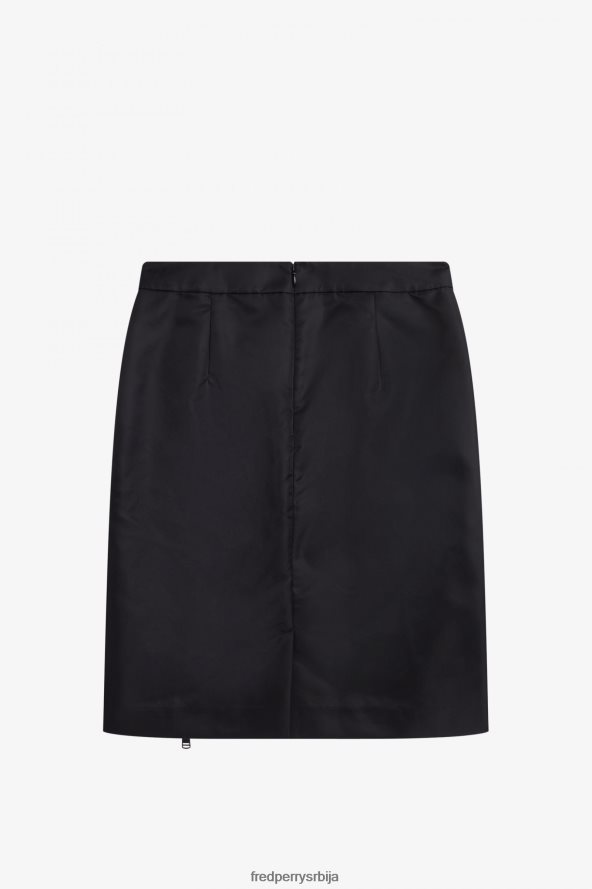 одећу рс Fred Perry Жене сукња са рајсфершлусом црн 68TD6P693