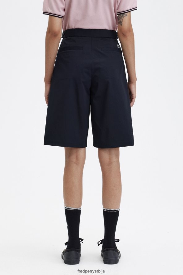 одећу рс Fred Perry Жене набрано кратко црн 68TD6P694