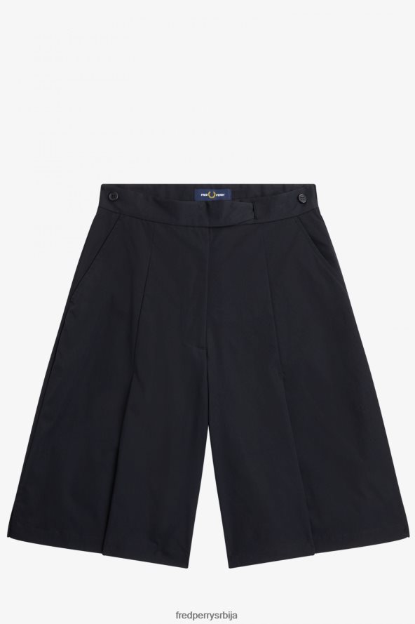 одећу рс Fred Perry Жене набрано кратко црн 68TD6P694