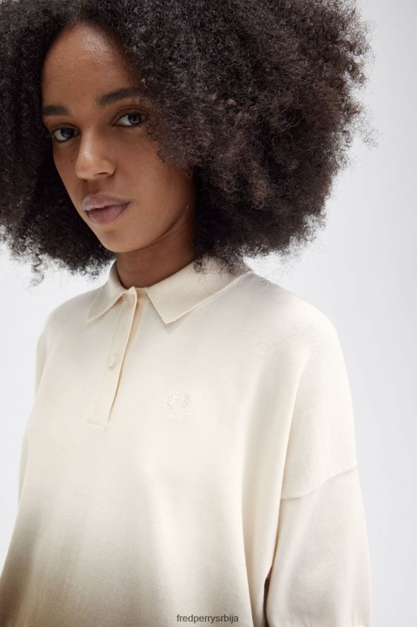 одећу рс Fred Perry Жене омбре плетена кошуља свиленкаста бресква 68TD6P670
