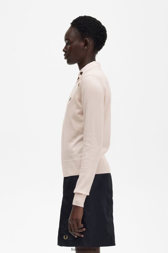 одећу рс Fred Perry Жене извезени џемпер црн 68TD6P678