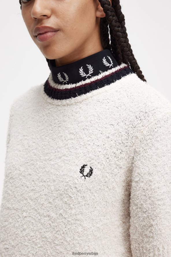 одећу рс Fred Perry Жене џемпер кратких рукава црн 68TD6P684