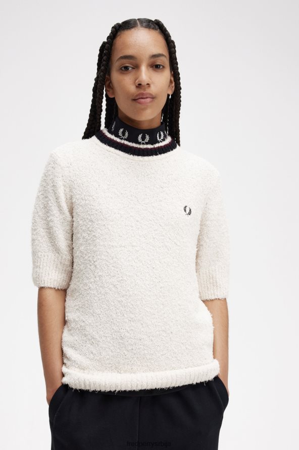 одећу рс Fred Perry Жене џемпер кратких рукава црн 68TD6P684